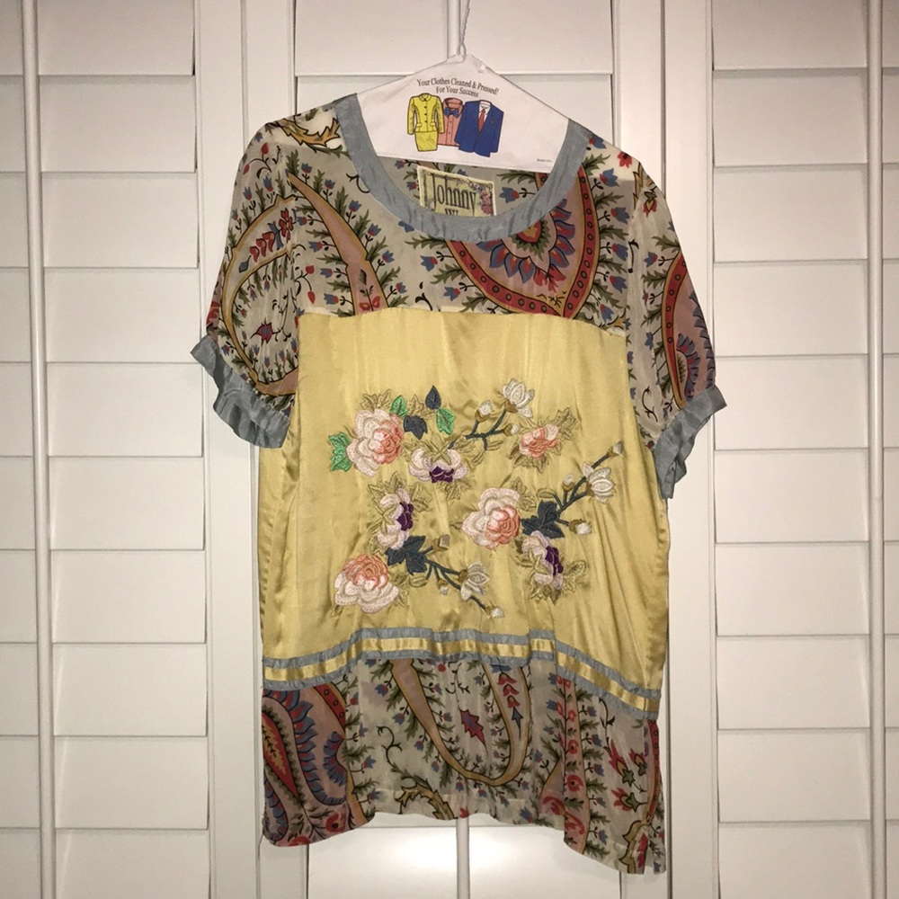 Johnny Was Boho Top
